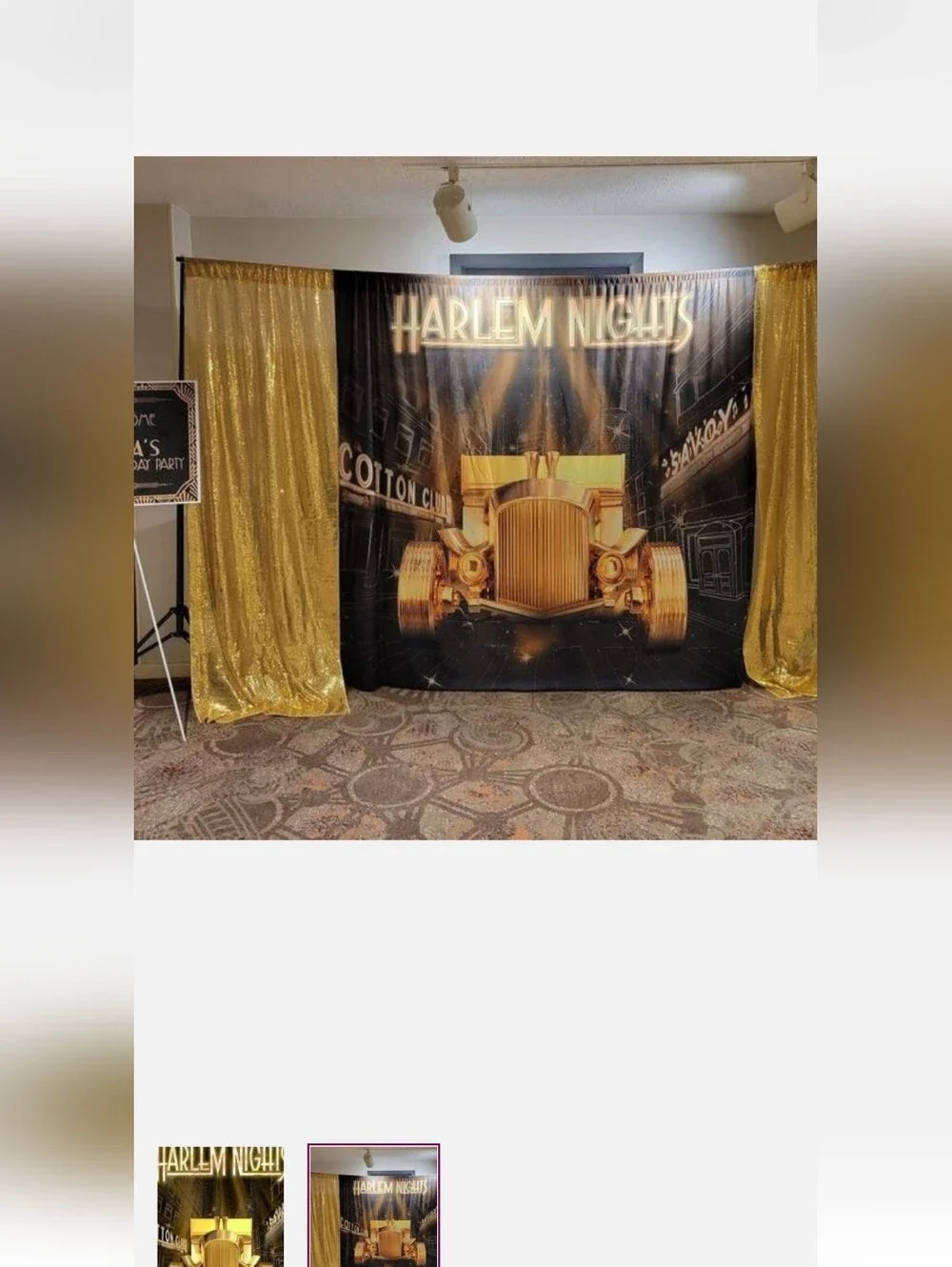 10'x8' Harlem Nights Backdrop